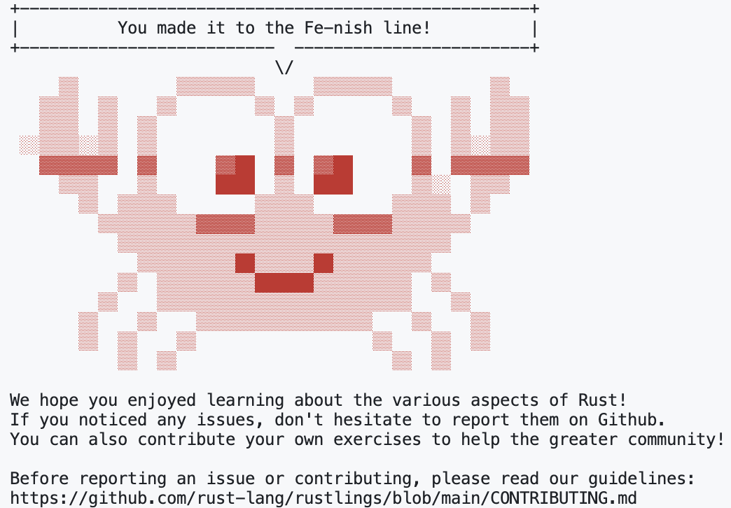 rustlings-finished